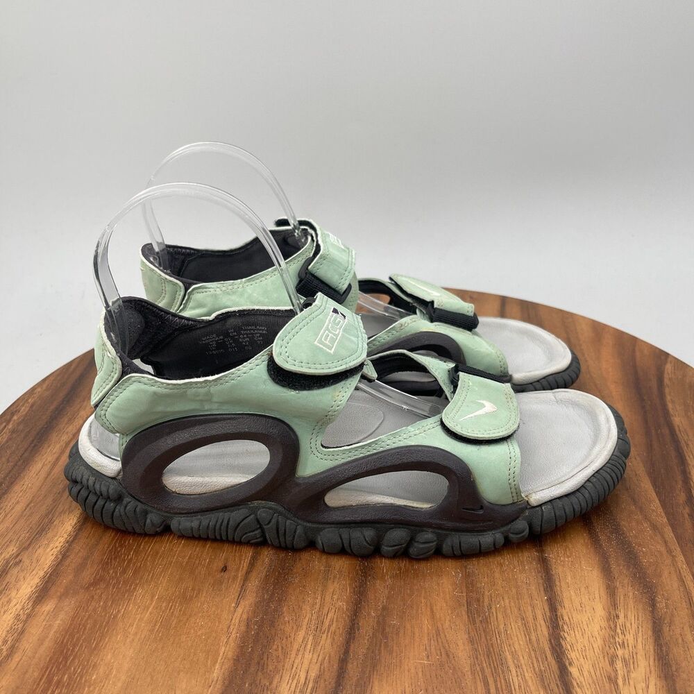 Vintage Nike ACG Air Sandals Womens Size 10 Mint Green Casual Comfort Walking